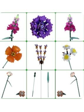 LEGO Botanical Flowers 10280 ~ Individual Replacement Parts ~ Choose Flower Type